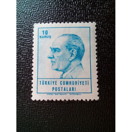 Timbre Turquie Yt 1713 Ataturk 1964 ( 020604 )