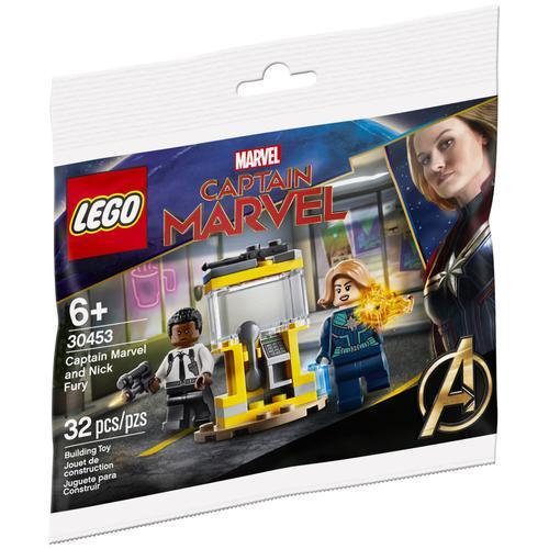 Lego Marvel - Captain Marvel Et Nick Fury (Polybag) - 30453
