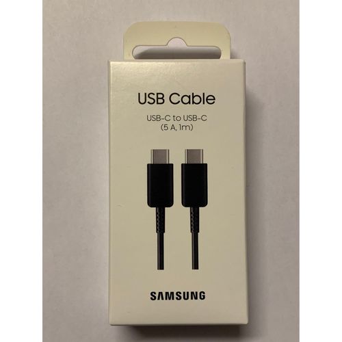 5A Cable Chargeur EP-DN975 Cordon USB-C vers Type-C Original Samsung 45W Charge Rapide - 1m - Noir Origine Samsung Galaxy S20 S21 S22 S23 S24 Ultra Plus Note20 C55 M55 Tablette Tab S9