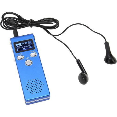 Enregistreur Numérique, Enregistreur Vocal Portable à Réduction de Bruit 192 Kbps 90 Heures Fonction de Mot de Passe Facile à Utiliser pour Les Entretiens (16G)