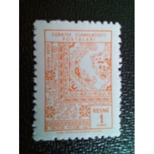Timbre Turquie Yt S 99 Timbres De Service 1966 ( 020604 )