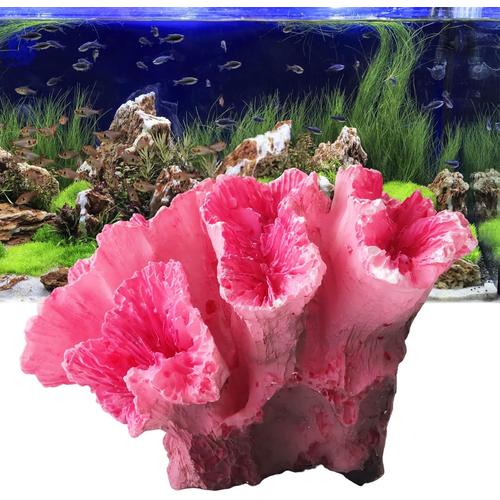 Deco Aquarium, Artificielle Deco Corails Aquarium Plante, Coraux Rose Décoration D'aquarium, pour Décoration Aquarium à Poissons, Balances D'aquarium, Aménagement Paysager