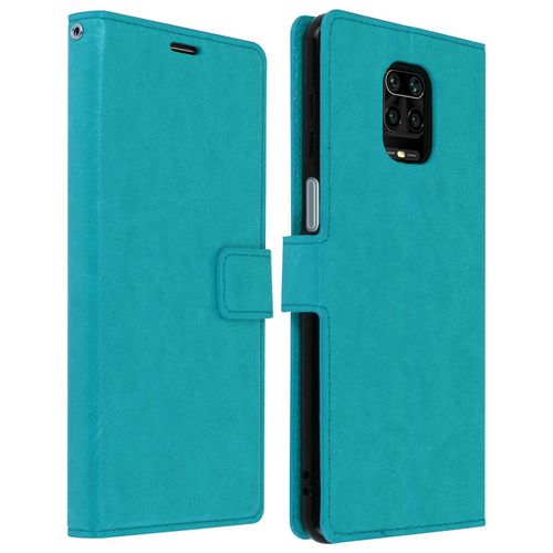 Housse Redmi Note 9s / 9 Pro / 9 Pro Max Étui Folio Support Vintage