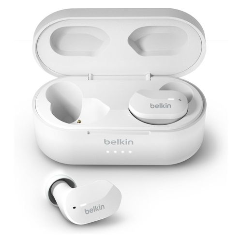 Belkin SoundForm - Écouteurs sans fil avec micro - intra-auriculaire - Bluetooth - blanc