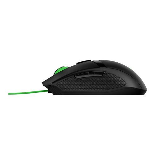 HP Pavilion Gaming 300 - Souris - droitiers et gauchers - filaire - USB - noir - pour Portable 24, 27, 32, 590, 595, TP01