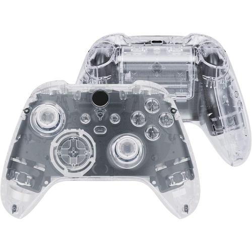 Coque De Remplacement Avec Bouton Complet Pour Xbox Series X/S, Coque Avant Arrière Avec Bouton Customisé Pour Xbox Series X/S Manette, Transparent