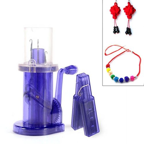 Ages Machine À Tricoter Manuelle Bobine De Plastique? Tricot Laine? Enrouleur? Artisanat Bracelet À Bricoler? Outils De Tissage En Soi-Même? Sous-Vente