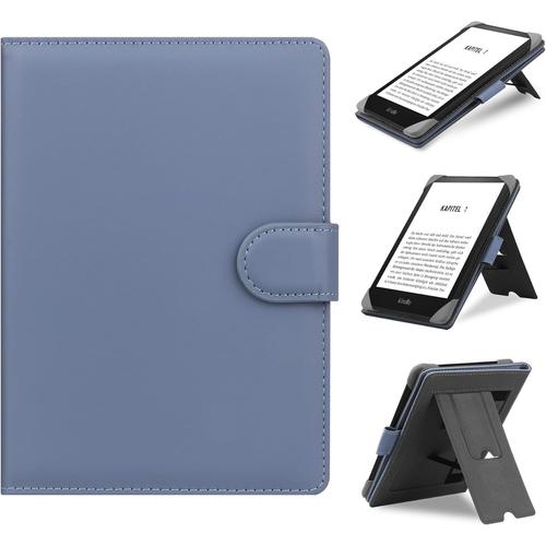 Étui Universel Pour 6-6.8¿ Pocketbook/Tolino/Sony E-Book Reader 6.8¿ Kindle Paperwhite/6¿ Kindle 2022 & 2019/Kobo Clara Hd/Kobo Clara 2e Coque Housse Avec Support,Violet