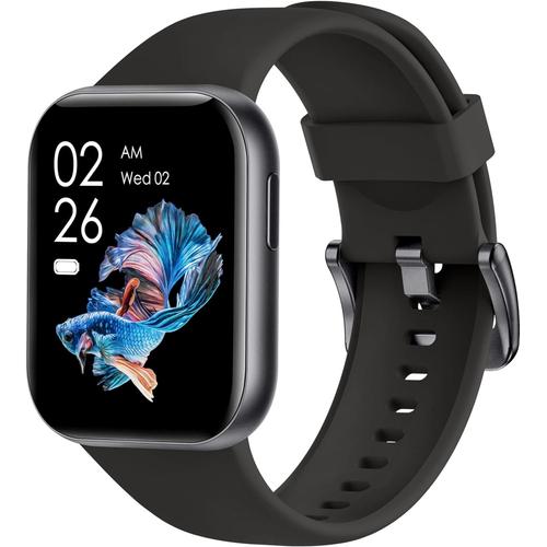 Montre Connectée Femme Homme, 1,96"" Full Touch Smartwatch Avec Répondre/Numéroter, 147+ Modes Sportifs, Compteur De Calories, Montre Connectee Avec Fréquence Cardiaque Pour Android Ios