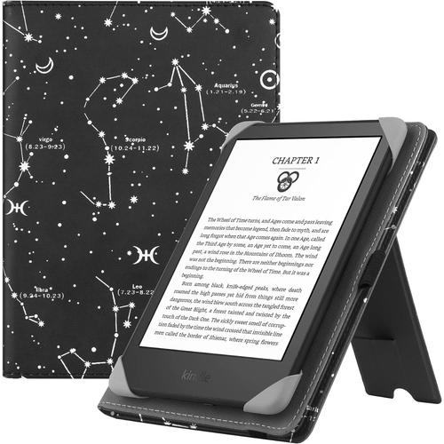 Etui Universel Pour Tout Le 6"" Ereaders, Folio Stand Coque Housse Avec Dragonne Compatible Avec Kindle/Kindle Paperwhite/Kobo/Tolino/Pocketook/Sony 6 Pouces E-Book Reader-Cos