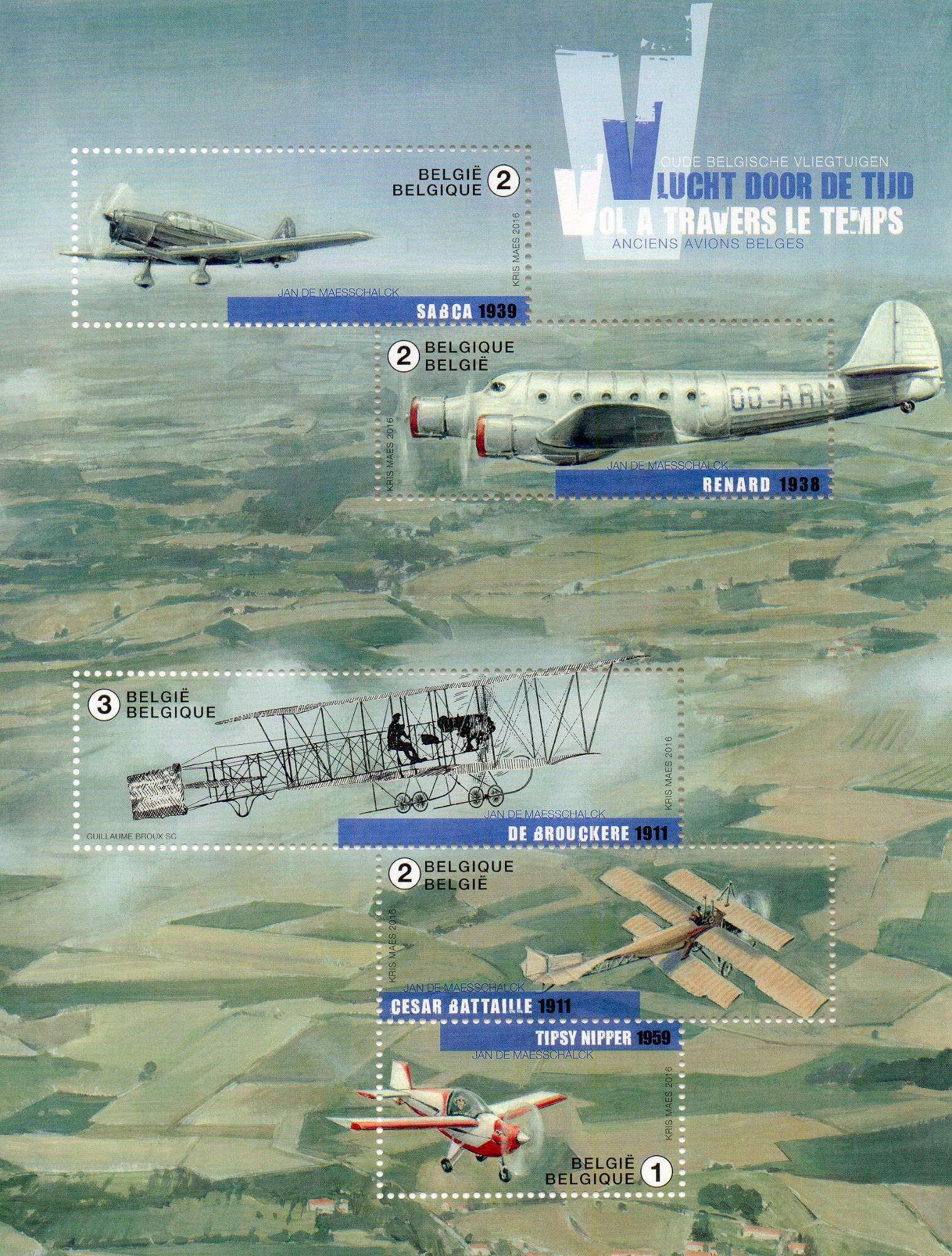 Belgique L' Aviation À Travers Le Temps