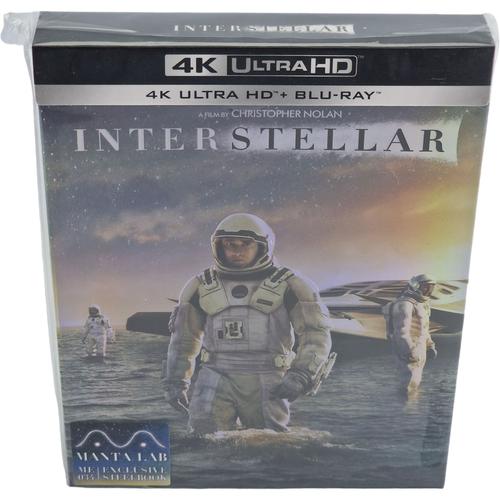 Interstellar 4 K Uhd+Blu-Ray Steelbook Full Glossy Montalab 1000ex Numérotée Libre