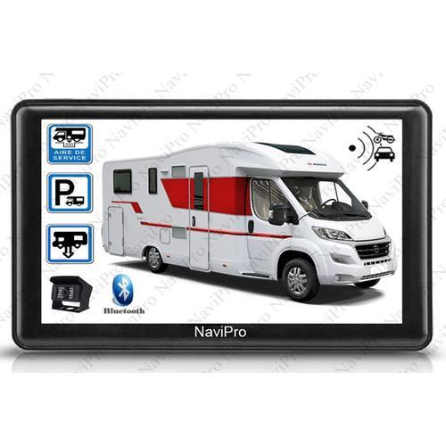 GPS Camping Car 7 Pouces avec Camera DE RECUL sans Fil HD Europe