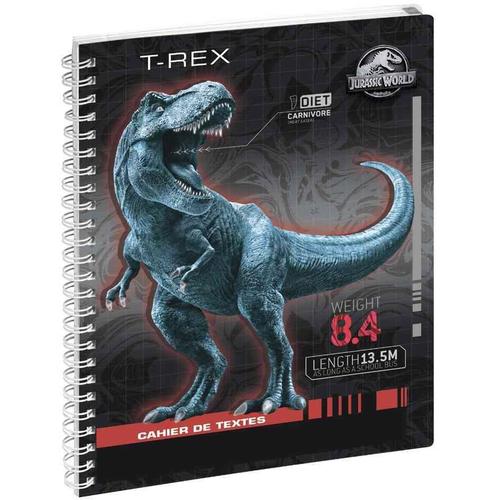 Exacompta Cahier De Textes Jurassic World "T-Rex"