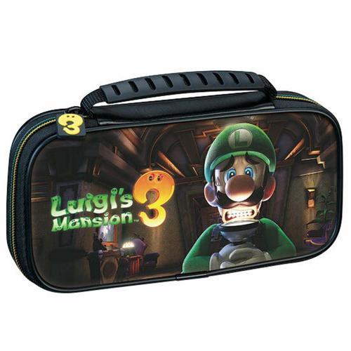 Pochette De Transport Et De Protection Nintendo, Pour Nintendo Switch Lite, Motif Luigi's Mansion 3