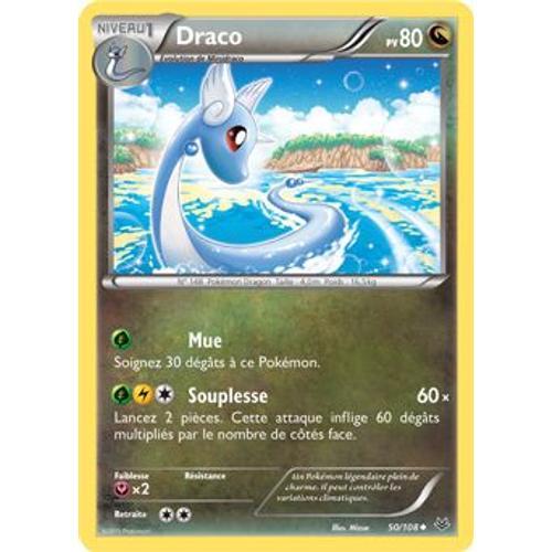 Draco 50/108 Carte Pokemon Xy Ciel Rugissant Francaise 