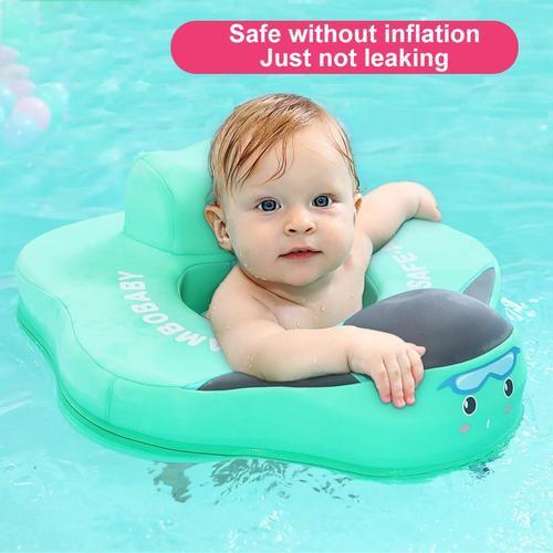 Mambobaby Bouée Gonflable Anneau De Natation Ceinture De Flotteur Piscine Flotteur Eau Jouets Matelas Gonflable De Piscine Bébé Gonflable (Moins De 2 Ans) Vert