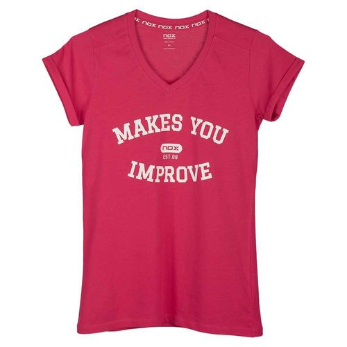 Vetements: T-Shirt Nox Basic Rose Femme-Taille-S