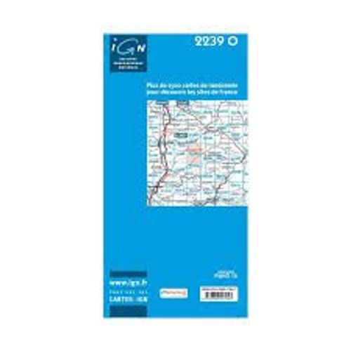 Carte Ign 2239 O Martiel