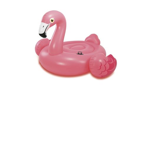 Bouée Gonflable Geante Flamant Rose - L. 218 X H. 136 Cm - Rose