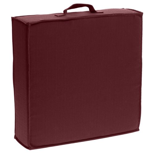 Coussin De Sol D'extérieur Carré Korai - L. 40 X L. 40 Cm - Bordeaux