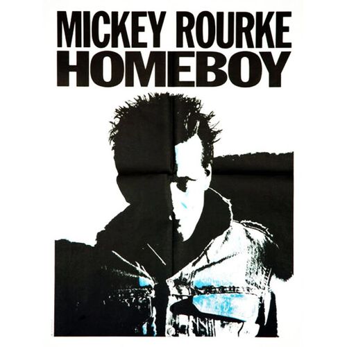 Homeboy - Véritable Pré-Affiche De Cinéma Pliée - Format 60x80 Cm - De Michael Seresin Avec Mickey Rourke, Christopher Walken, Debra Feuer - 1988
