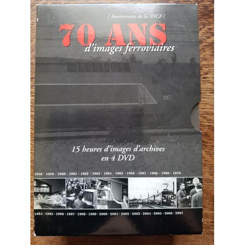 70 Ans D'images Ferroviaires, 15 H D'images D'archives Dans Un Coffret De 4 Dvd + Un Livret