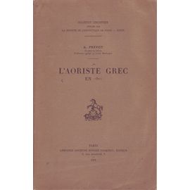 LAoriste Grec En  [-Then]