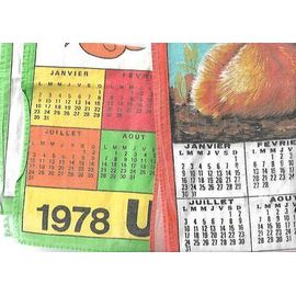Torchons Calendrier 1978