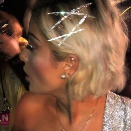 Ages Corée Mode Strass Cristal Brillant Pinces À Cheveux Pour Femmes Accessoires De Cheveux Géométrique Triangle X Forme Épingles À Cheveux Accessoire De Cheveux 