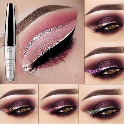 Ages Nouveau Gel Eyeliner Blanc Brillant Imperméable À L'eau Longue Durée Paillettes Eye Liner Maquillage Or Vert Argent Paupières Cosmétiques 