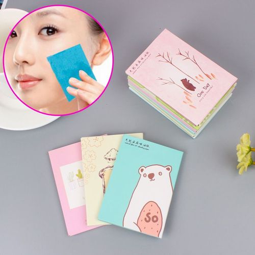 Ages 50 Feuilles Film De Contrôle De L'huile Du Visage Maquillage Visage Propre Huile Buvard Absorbant Papiers Beauté Maquillage Beauté Outils Buvard 
