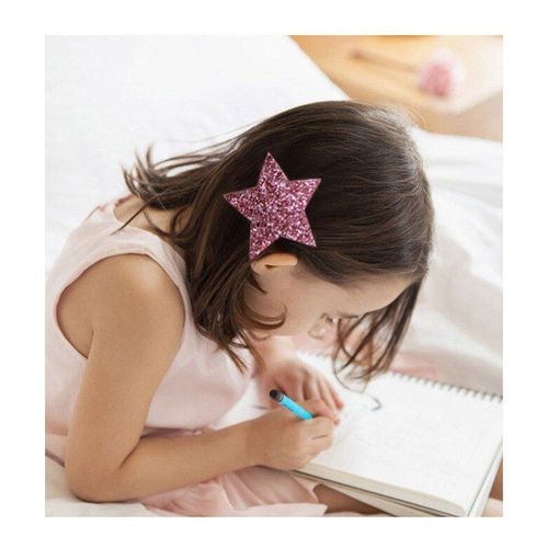 Ages Nouveauté Étoile Coeur Pince À Cheveux 1pc Style Métal Cheveux Accessoires Couleur Bébé Épingles À Cheveux Enfants Brillant Étoile Pinces À Cheveux Filles 