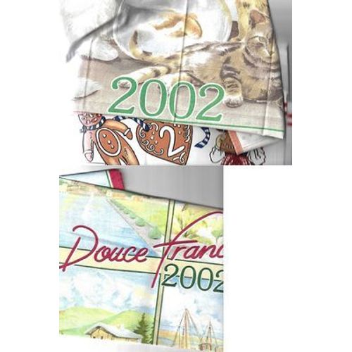 Torchons Calendrier 2002