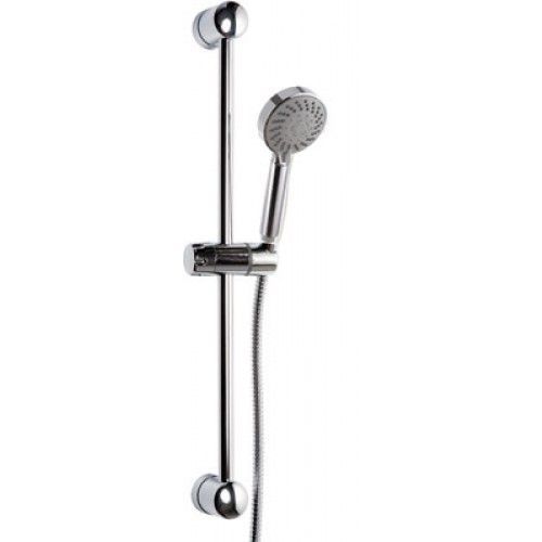 Barre de douche - douchette anticalcaire 5 jets 100 mm - Thor DISFLEX