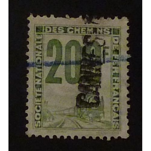 France Colis Postal Oblitéré Y Et T N° 24 De 1944-47 Cote 2.00