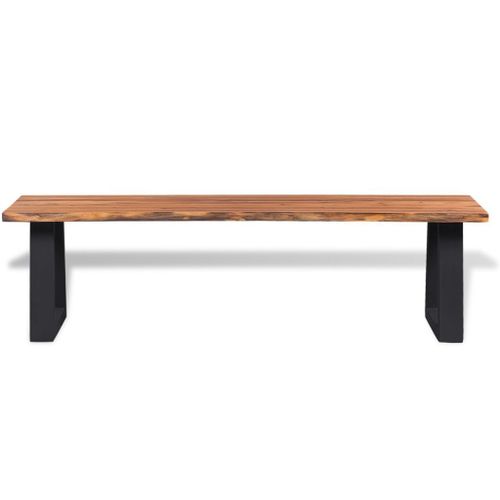 Banc En Bois D'acacia Massif 160 Cm