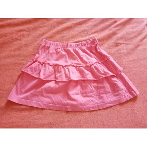 Jupe Rose À Volants Fille 6 Ans