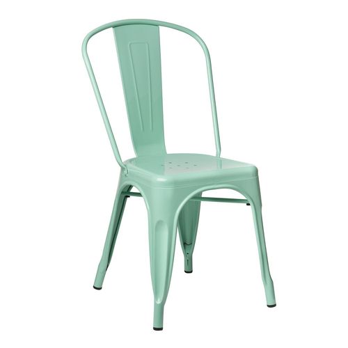 Lot 2 Chaises Empilables Lix Vert Menthe