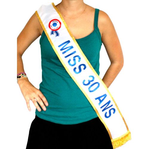 Echarpe Miss 30 Ans