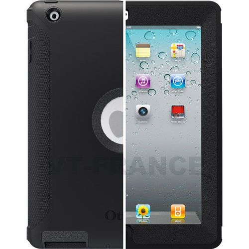 Coque Anti Choc Otterbox Defender Pour Ipad, Couleur: Noir, Smartphone: Apple Ipad 2 / 3 / 4 Retina