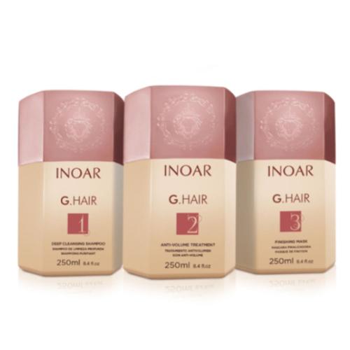 Inoar Ghair - Kit Lissage Brésilien - 3 X 250 Ml 