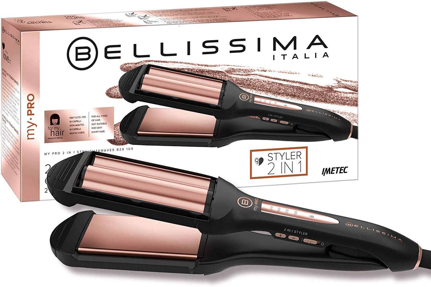 Imetec Bellissima My Pro 2 On 1 Straight&waves B29 100