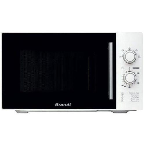 Brandt SM2602W Four à Micro Ondes Classique Pose Libre 26 L 900 W Blanc et Noir