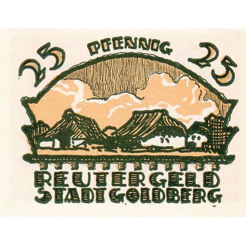 Billet Allemand - 25 Pfennig - Goldberg 31 Mai 1922
