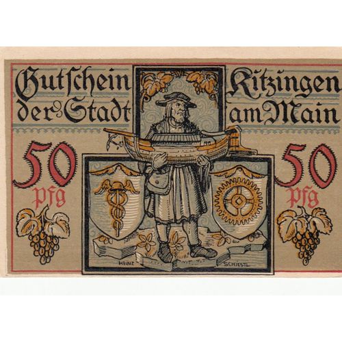 Billet Allemand - 50 Pfennig Kitzingen F. 1921