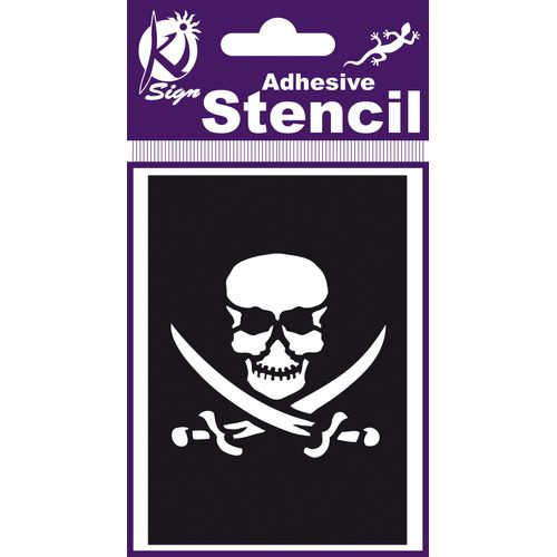 Pochoir Adhésif Pirate 7x10 Cm - Ki-Sign