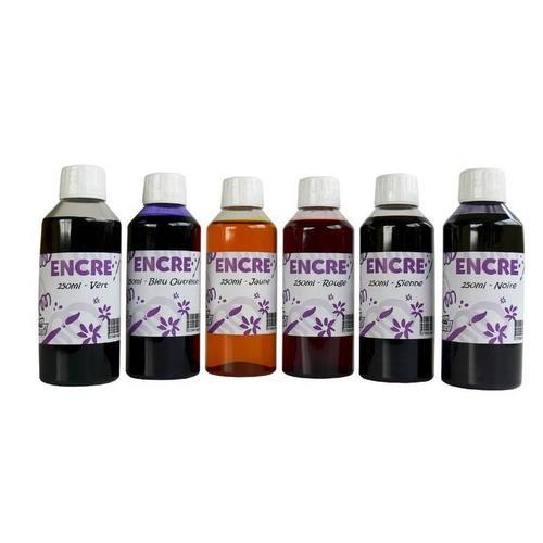 Encre ? Dessiner Lot 6 Encres De 250 Ml - Oz International