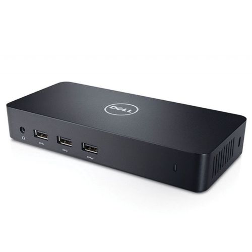 origin storage dell usb3.0 d3100 ultra hd triple video docking statio noir