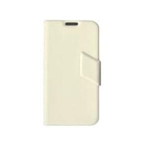 Etui Folio Galaxy S4 Blanc Pour Mobile Samsung